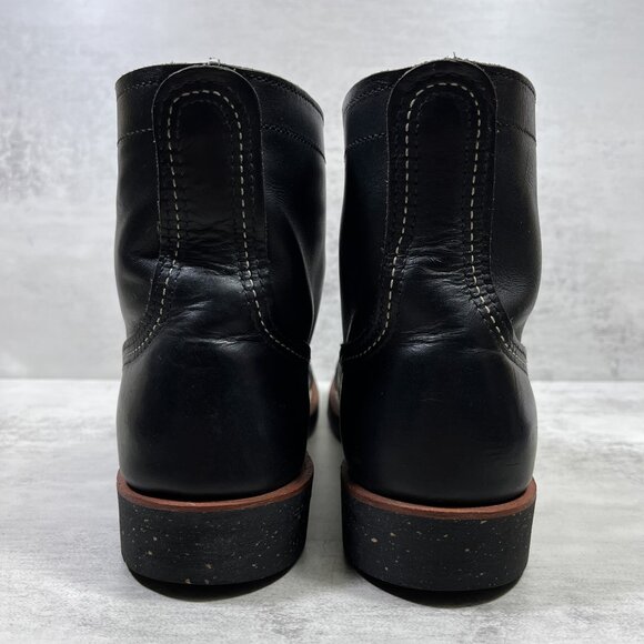 Red Wing Iron Ranger 8114 6" Leather Cork Sole Boots - Men's Size 6 D - Black - Picture 6 of 10